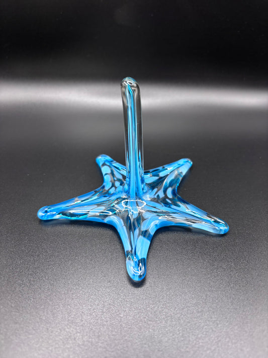 Light Blue Starfish Ringholder