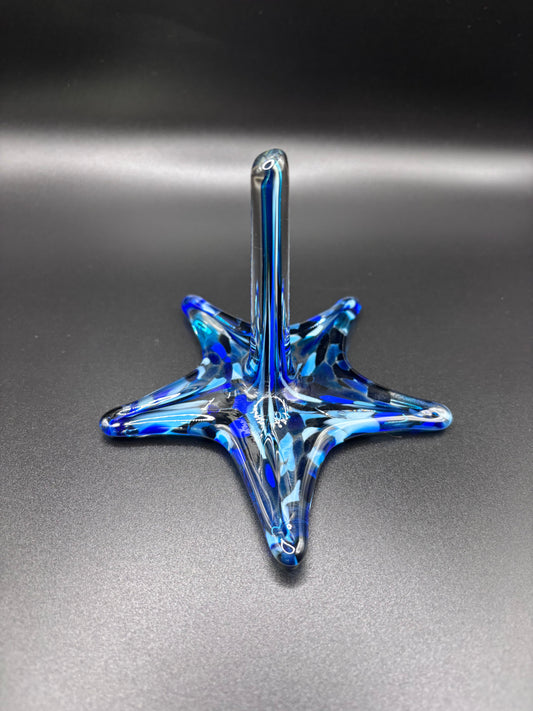 Blue Starfish Ringholder
