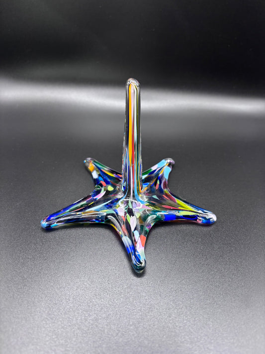 Multicolored Starfish Ringholder