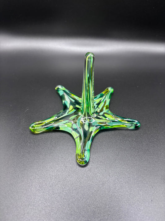 Green Starfish Ringholder