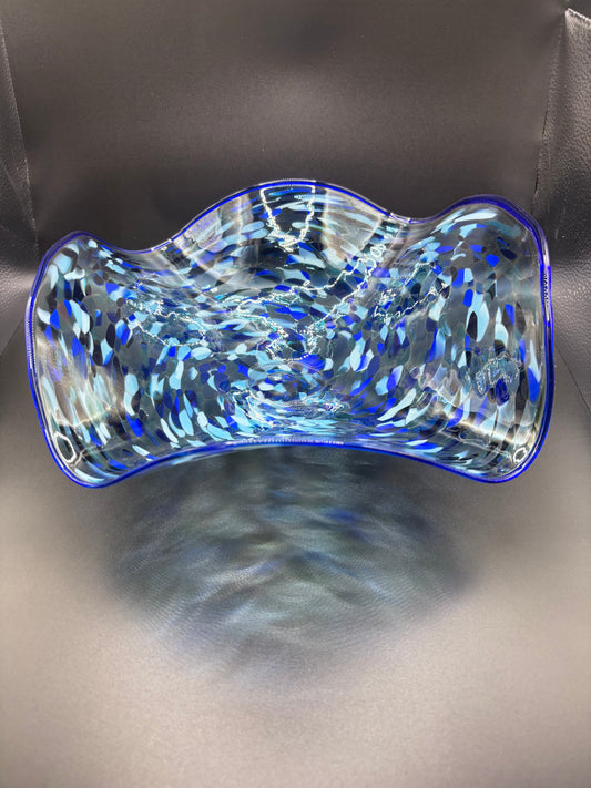 Blue Small Wavy Bowl