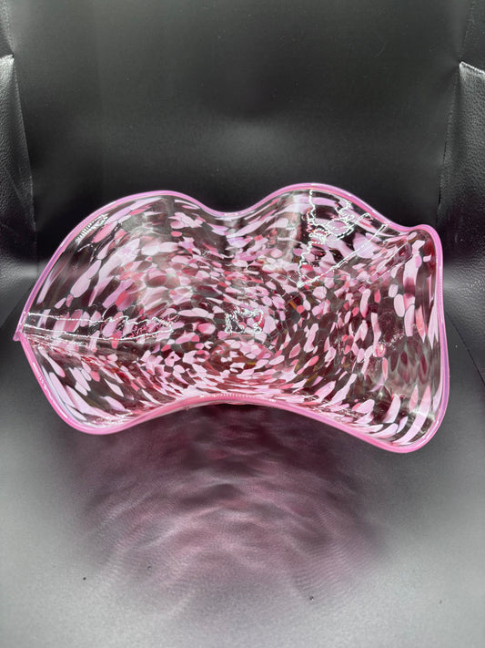 Pink Small Wavy Bowl