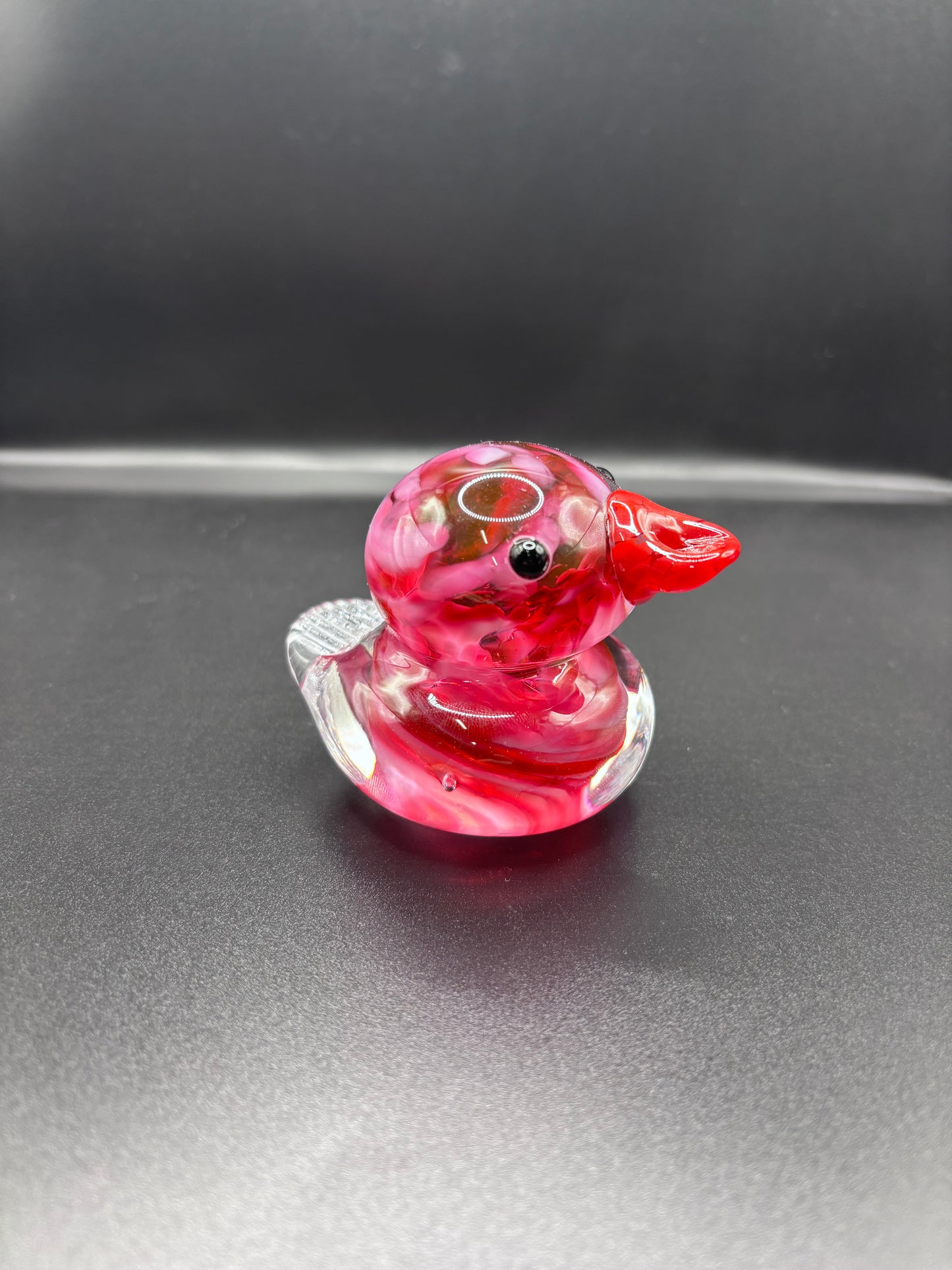 Valentine's Day Glass Rubber Ducky