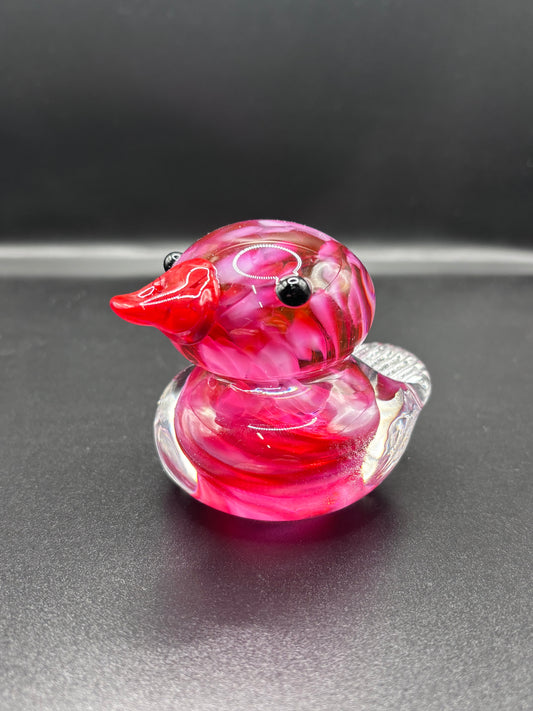 Valentine's Day Glass Rubber Ducky