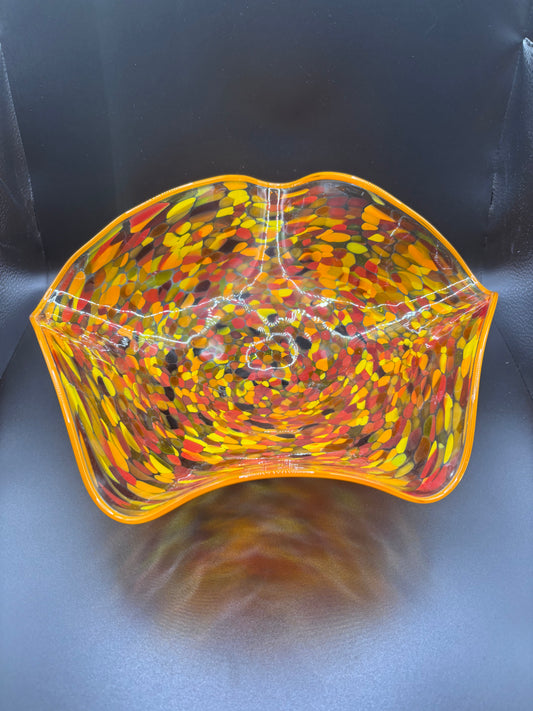 Warm Mix Small Wavy Bowl