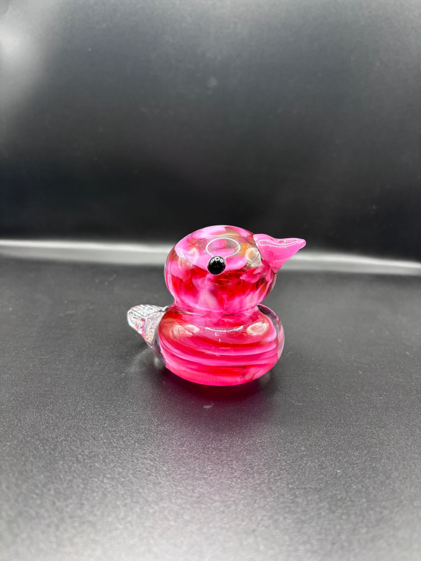 Valentine's Day Glass Rubber Ducky