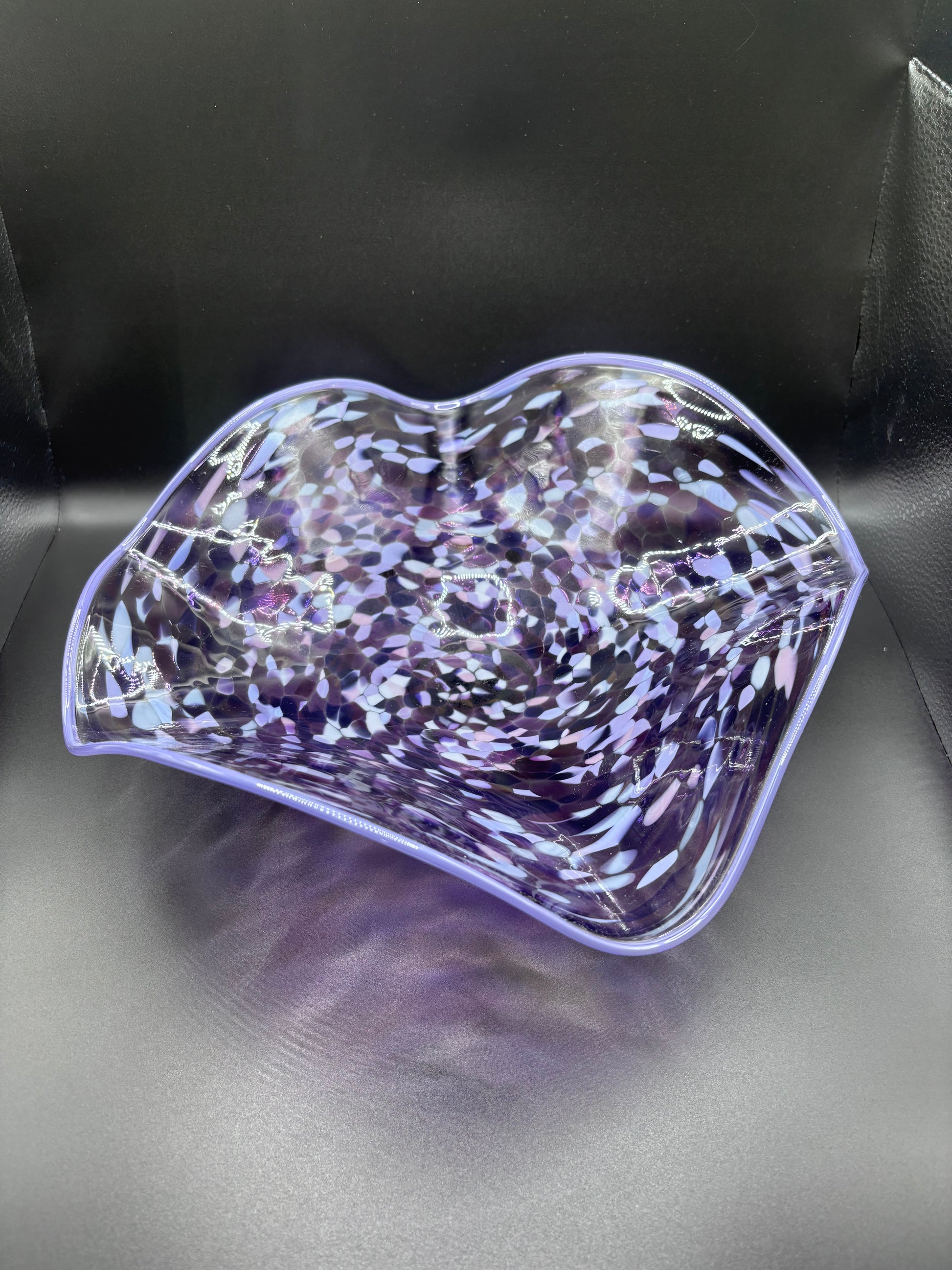 Puple Small Wavy Bowl – Jeffrey Auxer Designs